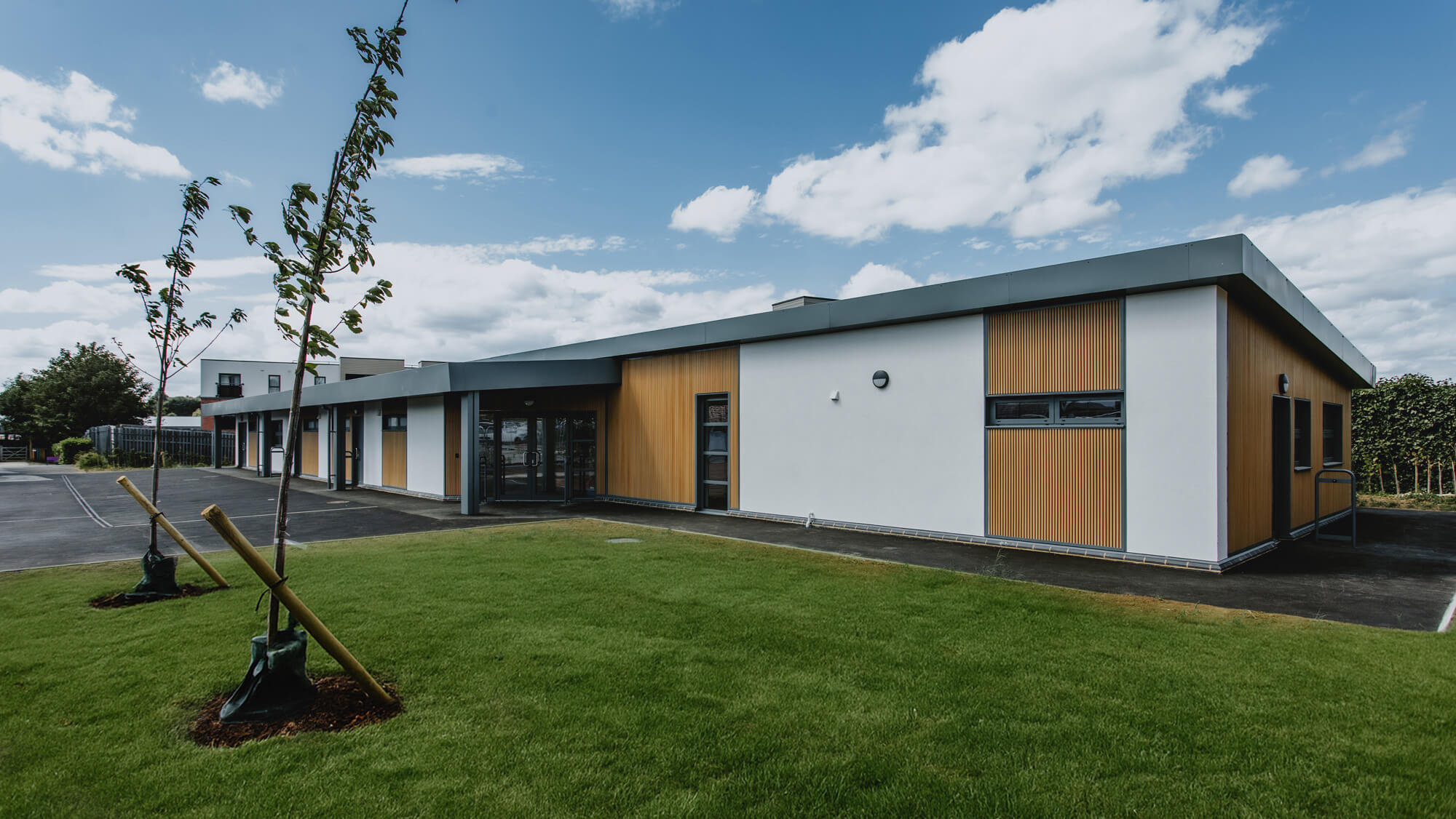 the woodland building