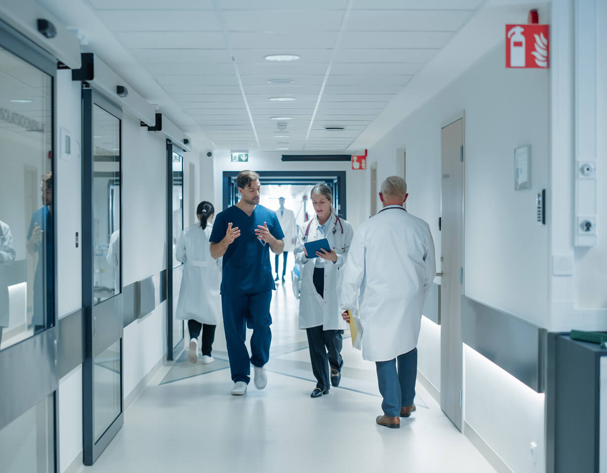 Hospital corridor
